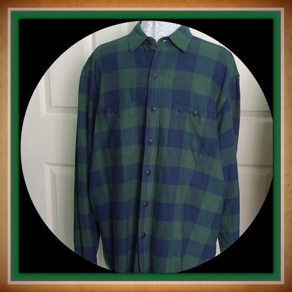 Ralph Lauren Other - Ralph Lauren Rugby Green & Blue Vintage Flannel